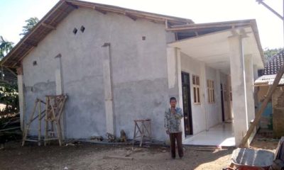 KOKOH : Gedung Yayasan KH.Abu Bakar Dusun Sumber Gentong Klepu. (H Mansyur Usman/Memontum.Com)