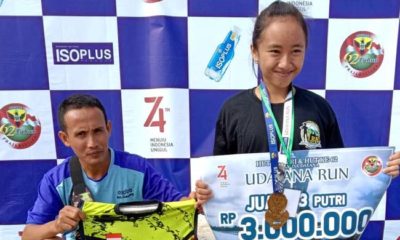 Siswi SMA Yosowilangun Lumajang Juara 3 Lomba Lari Marathon di Bali